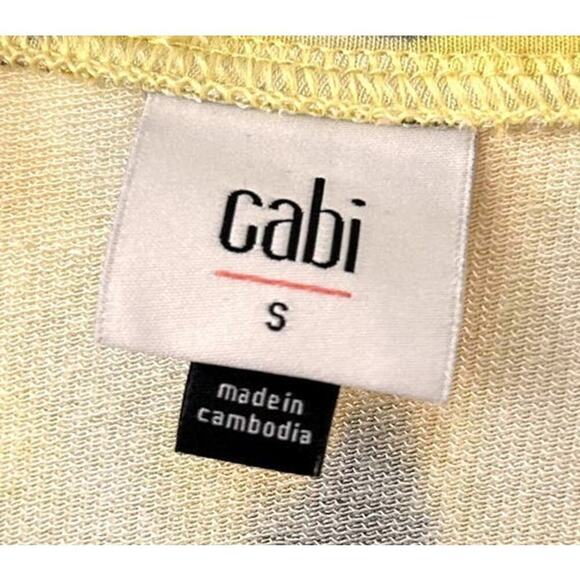 CAbi Atomic Yellow & Black Tie Dye Sweatshirt & Sweatpants Sz Small - Picture 8 of 10